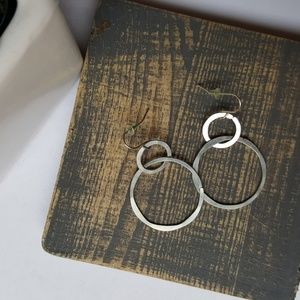 Silver Drop Earrings